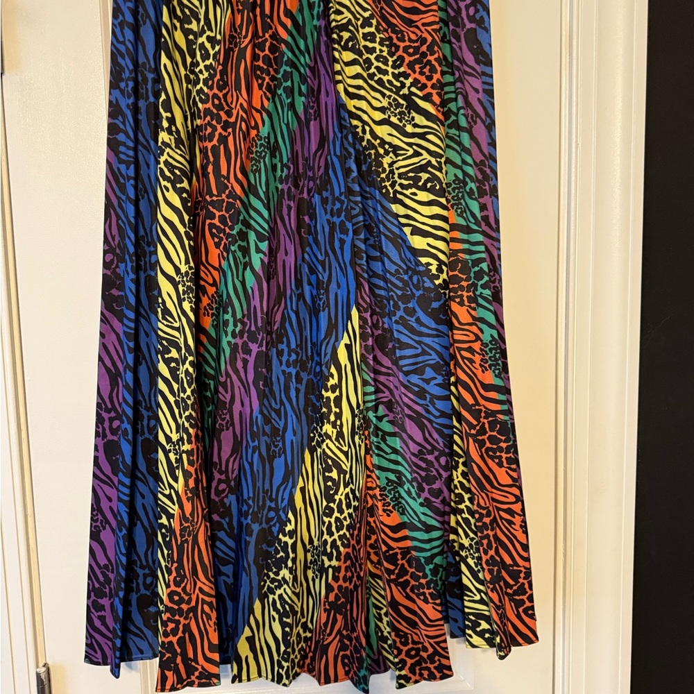 Multicolor Animal Print Skirt